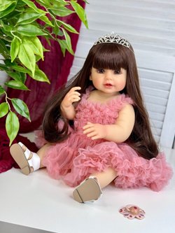 Кукла Реборн виниловая 55см в пакете (FA-568)