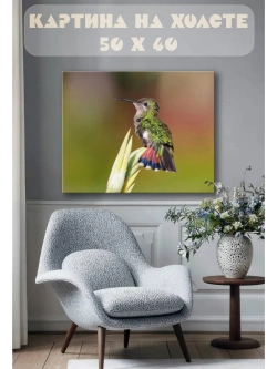 Картина на стену 40 X 50 Колибри