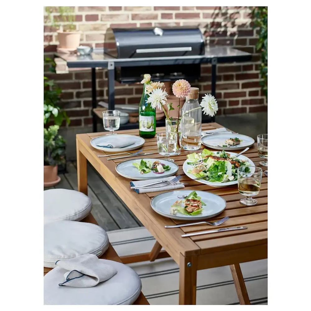 Стол обеденный - IKEA NÄMMARÖ/NAMMARO, 140х75х75 см, коричневый, ИКЕА