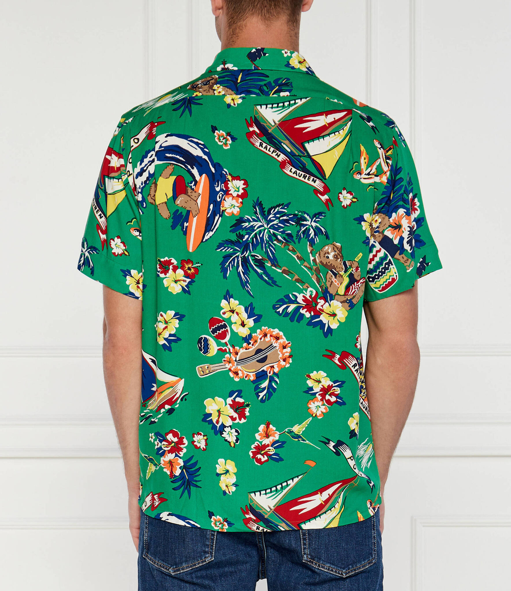 Рубашка POLO RALPH LAUREN - зеленый(710936597)