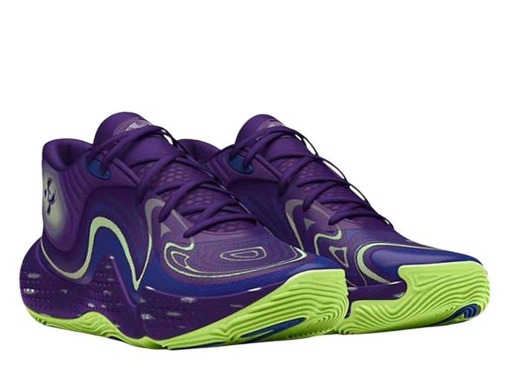 Баскетбольные кроссовки Under Armor Spawn 6 Mid Start of Season Shoes Purple