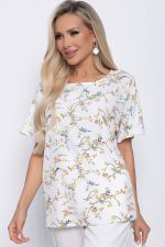 Блуза Морган (молочная) Б10860 LT Collection