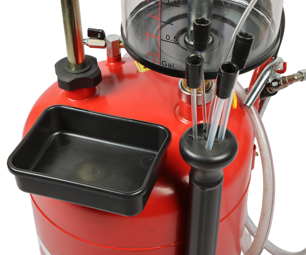 Установка для замены масла 70л с поворотным поддоном 10л и колбой GTE