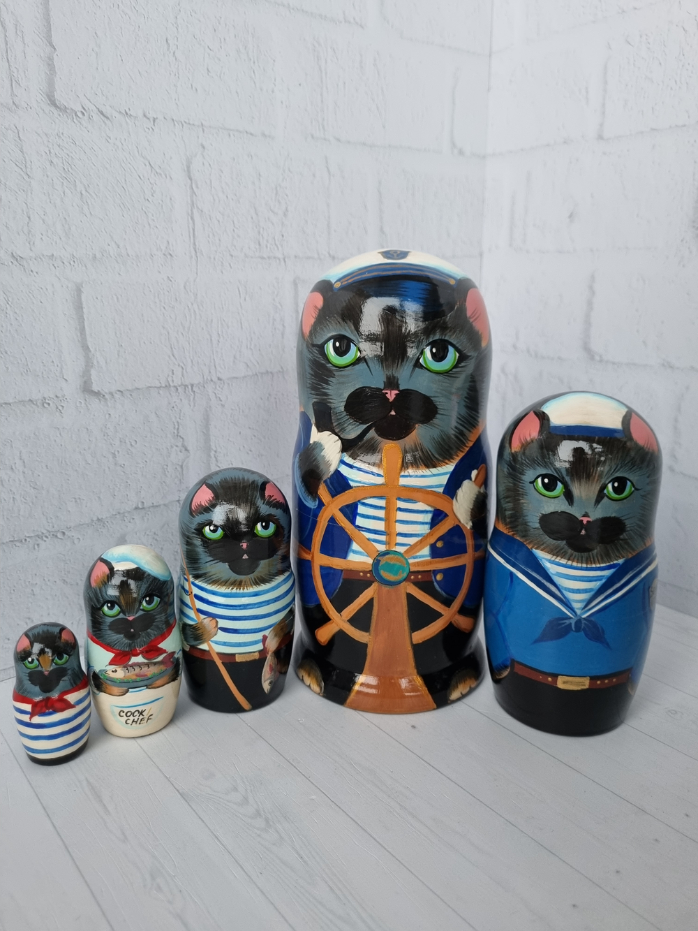 Маттешка "Котик Моряк" 5мест