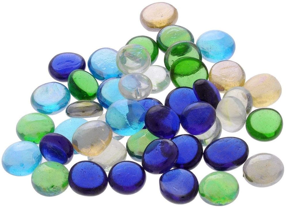 Аква Марблс Glass 010 КАПЛИ, МИКС , 16мм, 200гр.
