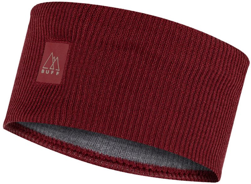 Повязка Buff Crossknit Headband Solid Mahogany Фото 1