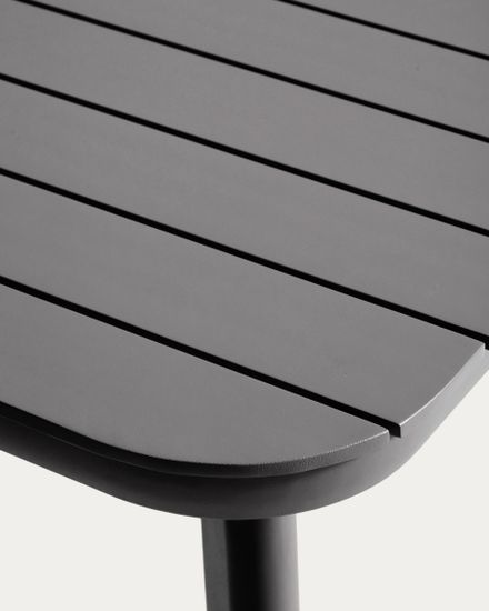 Раздвижной уличный стол Izola из алюминия с графитовой отделкой 220 (280) x 100 см