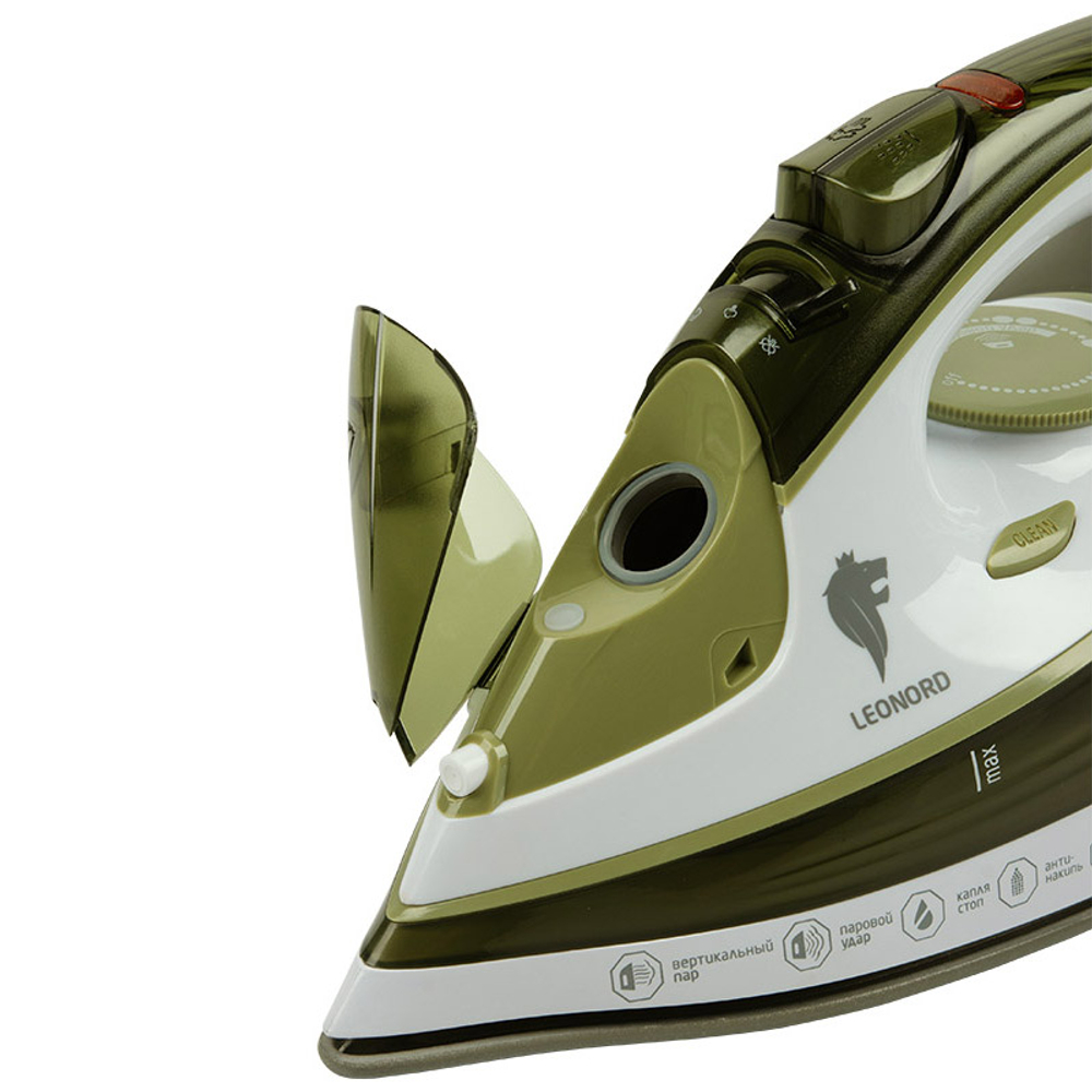 Утюг LEONORD LE-1808 оливковый (108251)