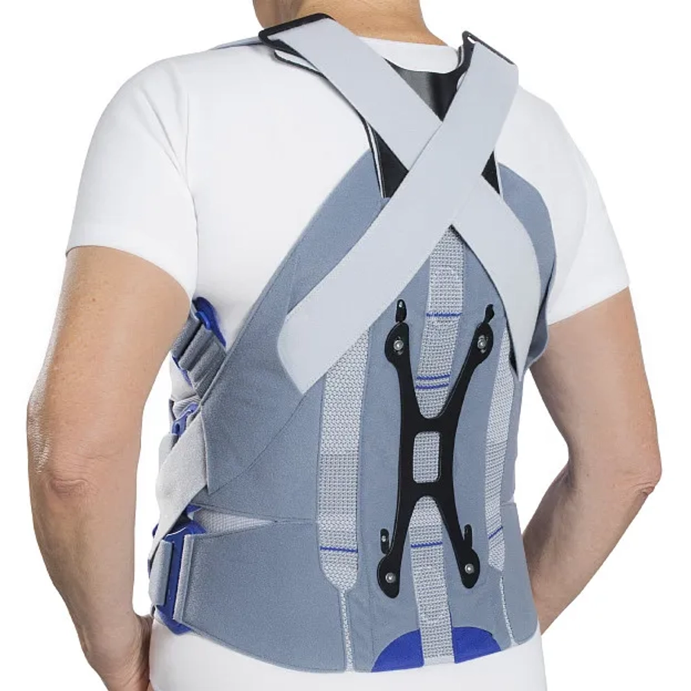 Корсет гиперэкстензионный (грудо-поясничный) BAUERFEIND SofTec Dorso — полная фиксация