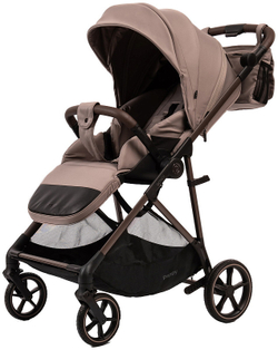Прогулочная коляска Peppy Amici с автокреслом Verona Beige Sandstone рама Greige