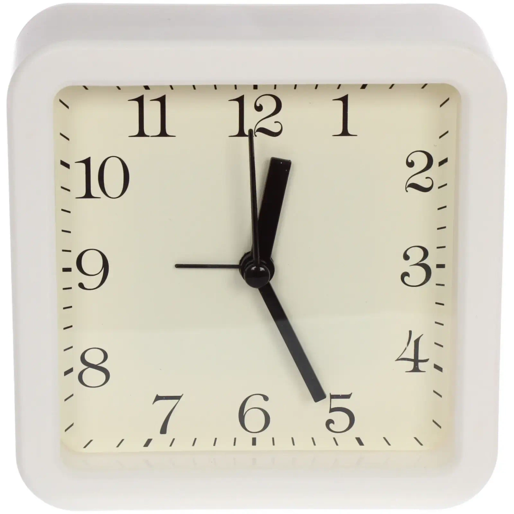 Будильник «Виола» 10,5*10,5*4см, микс цветов