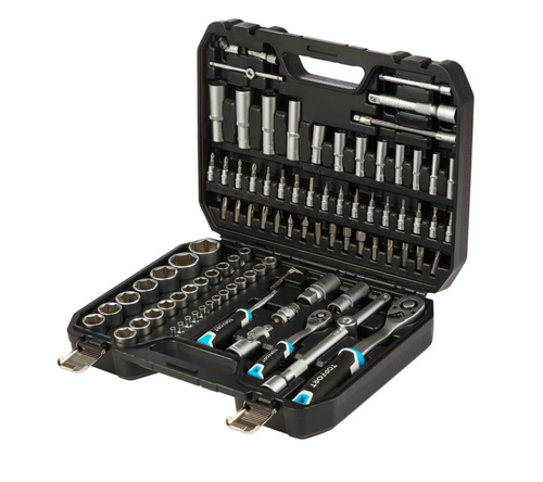 Набор инструментов TOPFORT, для слесарных работ, с битами, торцевыми головками, трещоткой 94 предмет