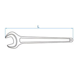 Ключ рожковый силовой 70 мм KING TONY 10F0-70P