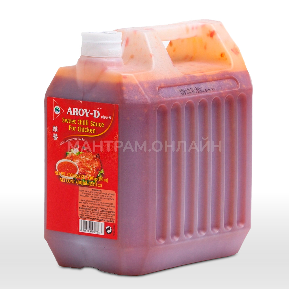 Соус Сладкий Чили для курицы Aroy-D Sweet Chilli Sauce For Chicken 5400 г