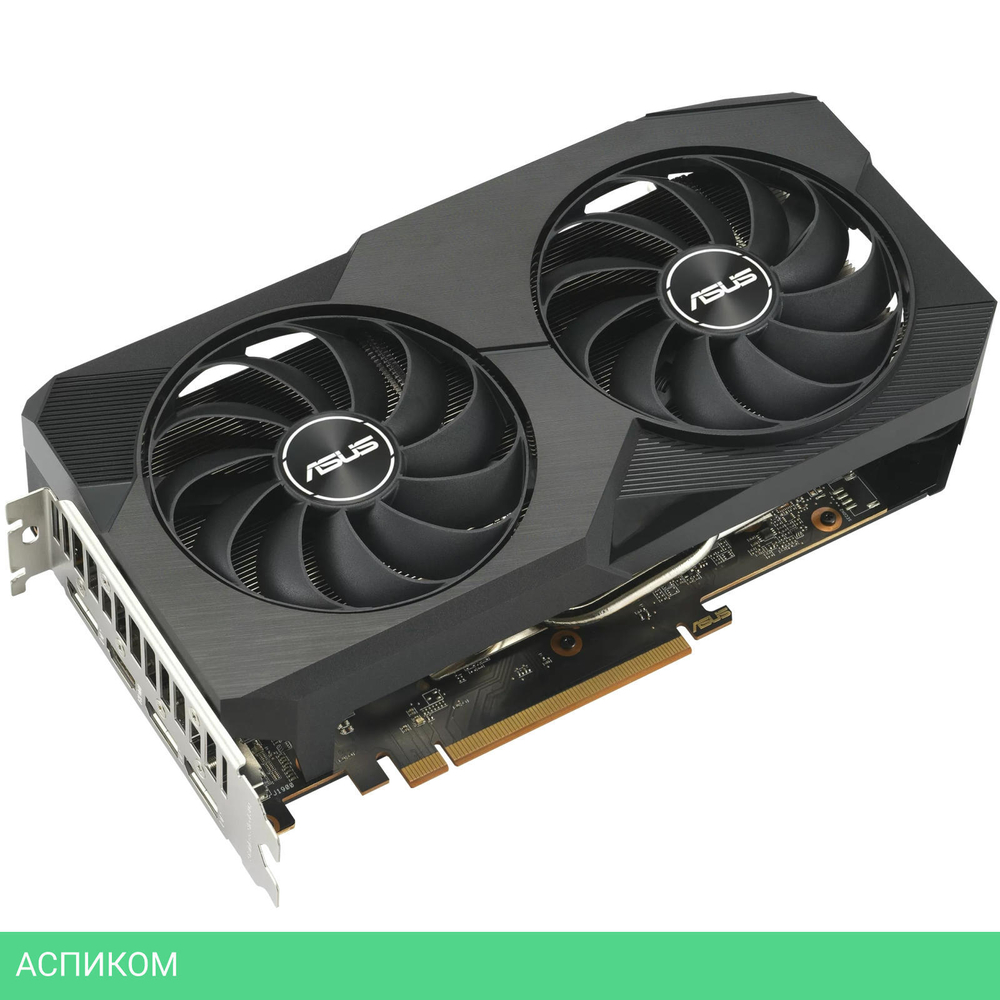 Видеокарта ASUS Dual Radeon RX 6600 V2 8GB GDDR6 DUAL-RX6600-8G-V2 (90YV0GP2-M0NA00)