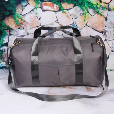 Сумка спортивная «Sport Today»,водонепроницаемый отдел + 2 кармана+отдел под обувь, цвет серый, 42*24*18 см