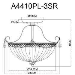 Потолочная люстра Arte Lamp