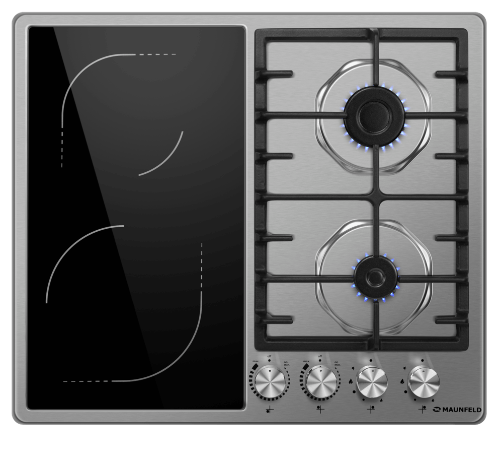 Встраиваемая комбинированная варочная панель Maunfeld EEHS.642VC.3CS/KG