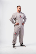 Свитшот Oversized Pullover SIGNATURE 797 Светло серый