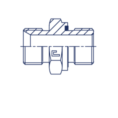 Штуцер FE BSP 1.1/2 - BSP 1.1/2