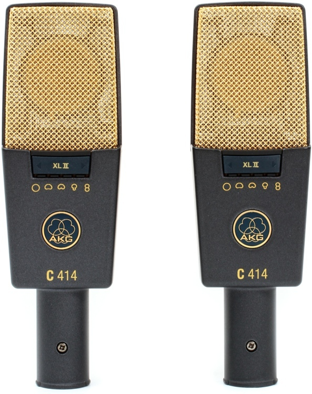 AKG C414XLII/ ST подобранная стерео пара студийных микрофонов С414XL II