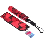 Зонт женский полуавтомат «Ultramarine- Влюбленность», микс 6 цветов, 8 спиц, d-100см, длина в слож. виде 28см, голубые цветы