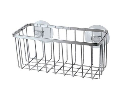 Полка для ванной комнаты и кухни Полочка настенная без сверления Органайзер для аксессуаров КОРЗИНКА COZY-B-2 312063