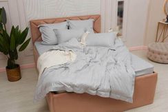 Моне (серый) страйп сатин 1.6