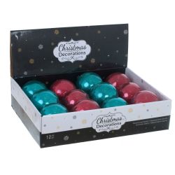 GAEM Набор из 12шт Украшение новогоднее "Шар", D 8 см, L35 W27 H9 см