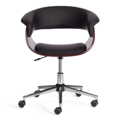 Кресло VIMTA  орех, кож/зам черный