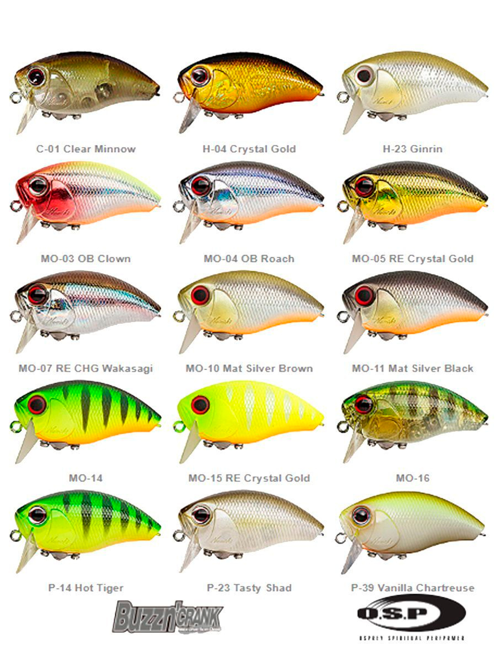 Воблер OSP Buzzn'Crank, 50 мм, 10.0 гр.