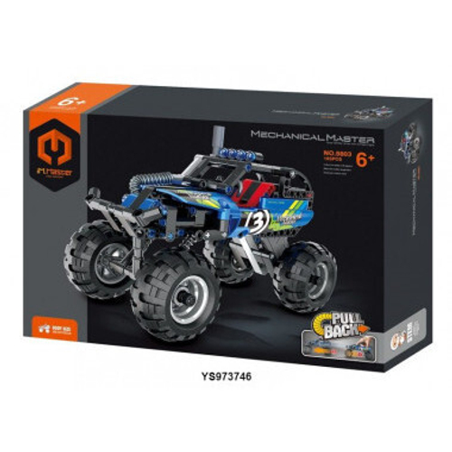 Конструктор "Вездеход синий" 193 дет.