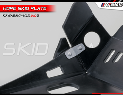 Yamoto Plastic Skid Plate for Kawasaki KLX125-140-150. HDPE