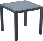 Стол пластиковый Siesta Contract Orlando 80, антрацит