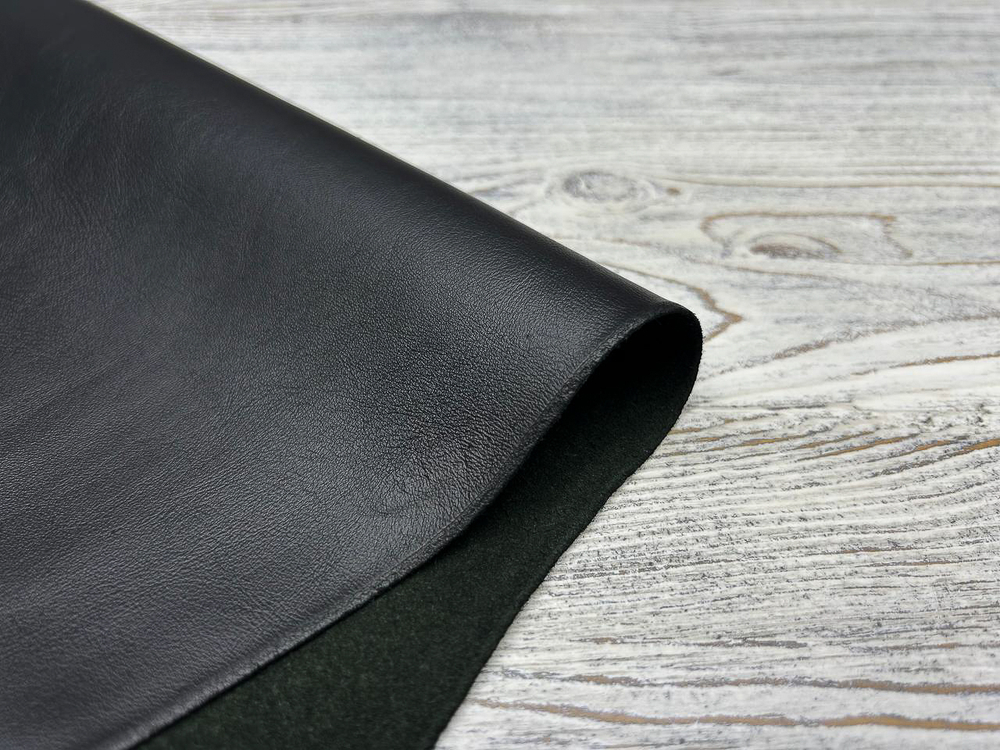 Ode Soft Nero (1,1-1,3 мм), цв. Черный, натуральная кожа