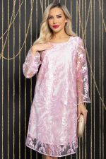 Платье Блестящий выход (розовое) П11900 LT Collection