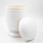 Урна для праха биоразлагаемая "Олимпия" белая