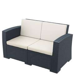 Уличный диван с подушками Monaco Lounge, антрацит