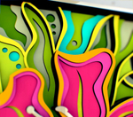 Экзотический цветок от SamCraft - сборные объемные 3D картины из дерева своими руками