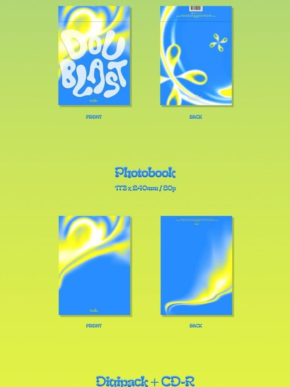 Альбом Kep1er - DOUBLAST 2nd Mini Album RANDOM Version