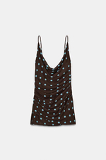МИНИ-ПЛАТЬЕ С УЗОРОМ В ТОЧКИ - ZARA