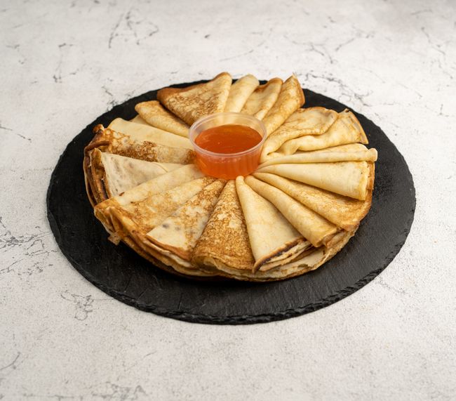 Блины с джемом, 10 шт.