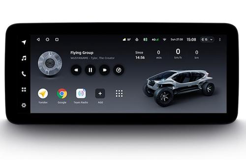 Магнитола для Audi A4 B8, A5 8T 2007-2016 (без джойстика MMI) - Teyes LUX ONE ROUND монитор 12.3" 2K QLED на Android 10, Быстрая, CarPlay, 4G SIM-слот