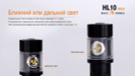 Фонарь Fenix HL10 2016 черный