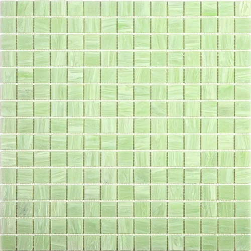 ST-GN409 Мозаика одноцветная чип 20 стекло Alma Mono Color зеленый квадрат глянцевый