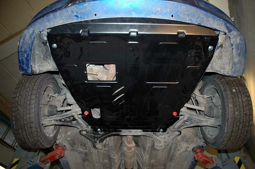 Защита картера и КПП Sheriff для Chevrolet Aveo I (T200) 2003-2006 арт.04.0910