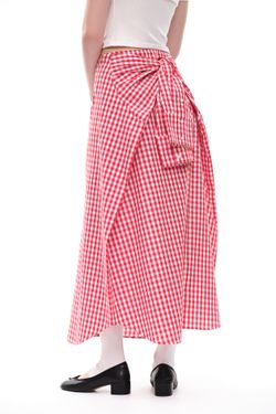Юбка в клетку (Kiss and Riot), красная