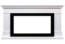 Каминокомплект California - Белый (Высота 850 мм) с очагом 5D V-ART 40