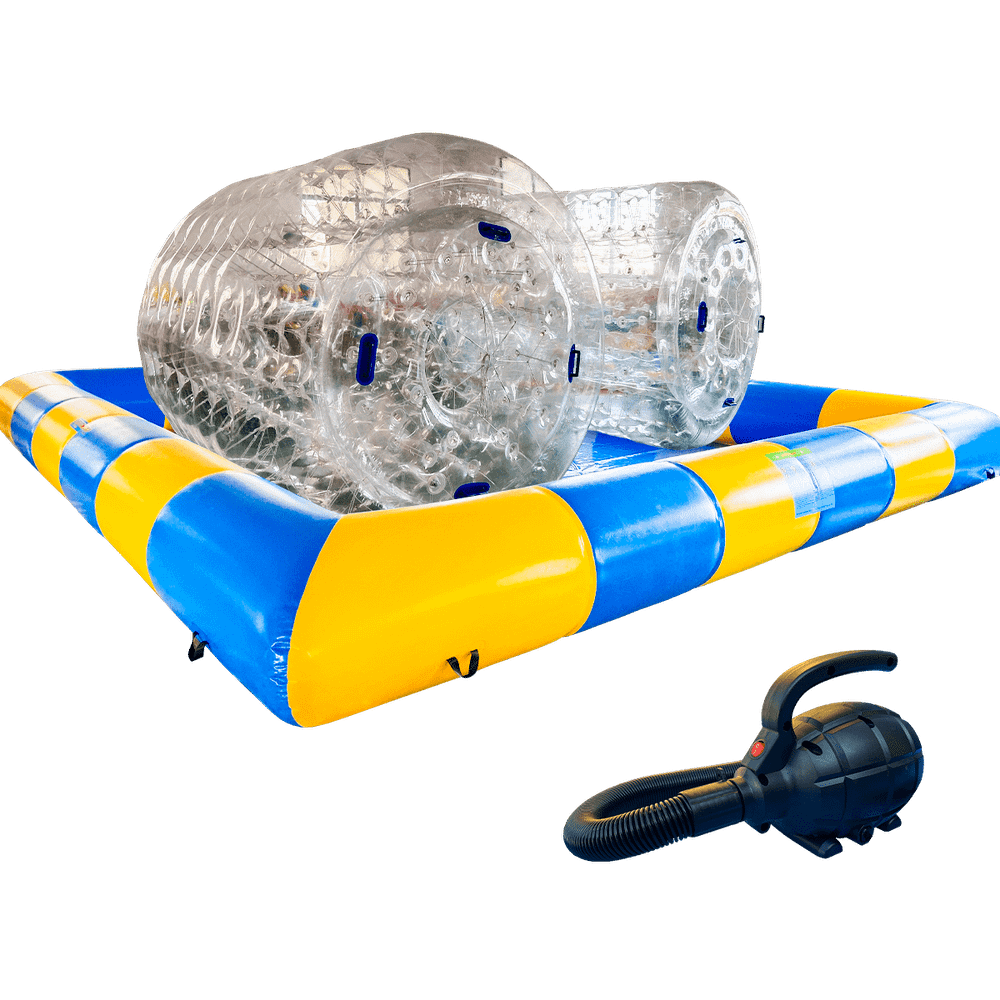 Бизнес-набор: Бассейн 6x6 м (1 шт), Водный роллер ПВХ (2 шт), насос (1 шт)