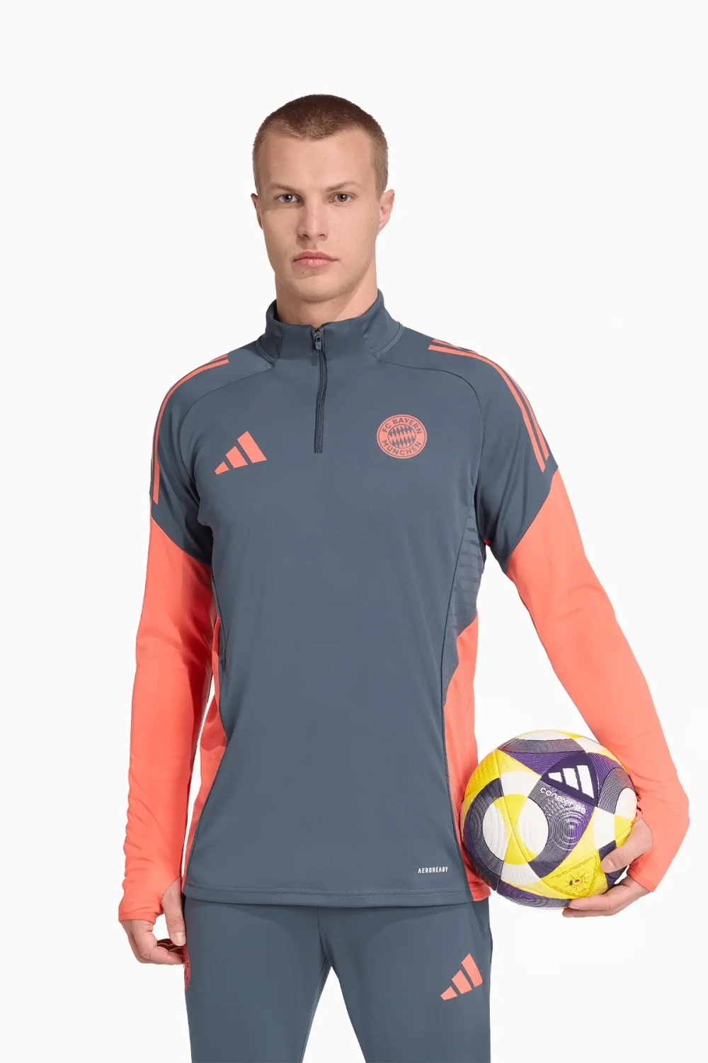 Кофта adidas FC Bayern 25/26 Training Top - серый